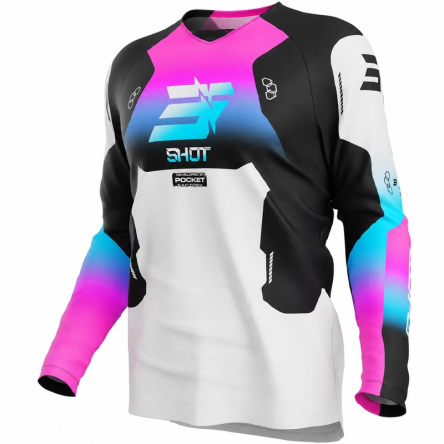 Dětský dres SHOT DRAW ROCKET růžový
