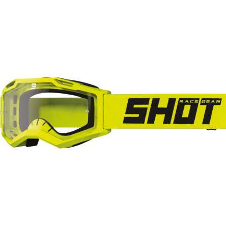 Dětské brýle SHOT ROCKET KID 2.0 fluo žluté s čirým plexi