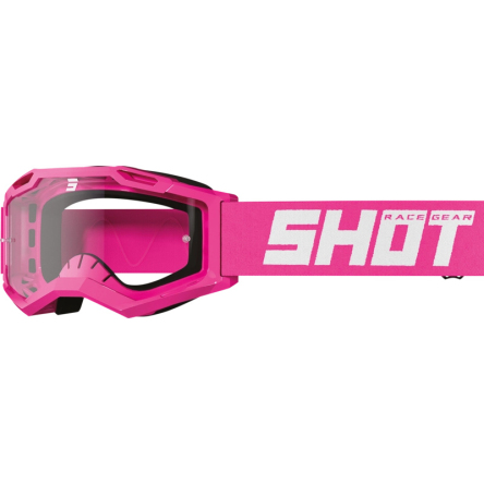 Dětské brýle SHOT ROCKET KID 2.0 růžové s čirým plexi