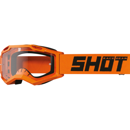 Dětské brýle SHOT ROCKET KID 2.0 oranžové s čirým plexi