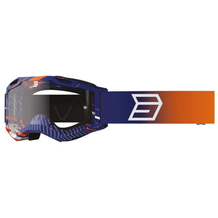 Dětské brýle SHOT ROCKET KID 2.0 DROP oranžové s čirým plexi