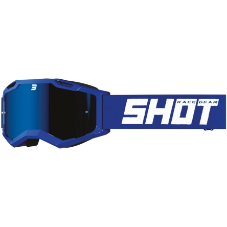 Brýle SHOT ASSAULT 2.0 SOLID modré s iridiovým plexi