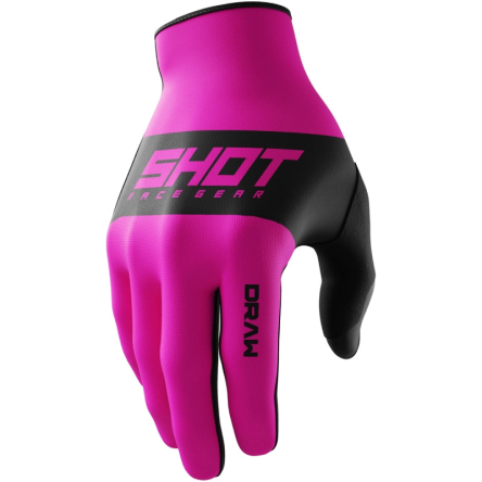 Rukavice SHOT DRAW SKY růžové