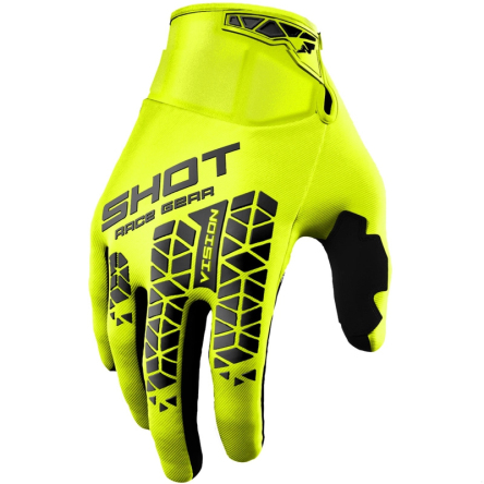 Rukavice SHOT VISION TECH fluo žluté
