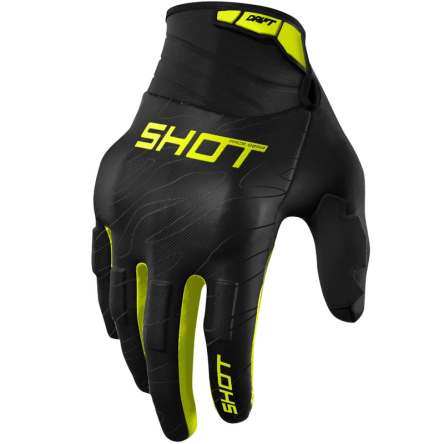 Rukavice SHOT DRIFT ONYX fluo žluté