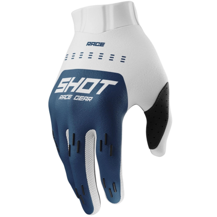 Dětské rukavice SHOT RACE EVO petrolejovo-modré