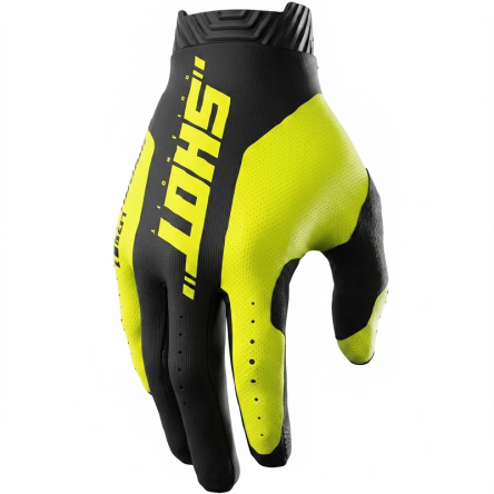 Rukavice SHOT LITE SKIN fluo žluté