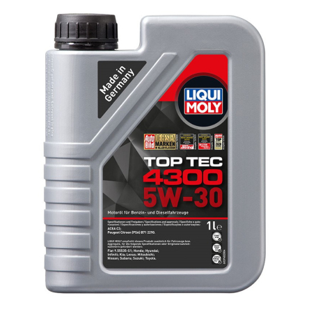 Motorový olej 4T 5W-30 TOP TEC 4300 - 1L