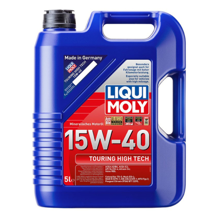 Motorový olej 4T 15W-40 TOURING HIGH TECH - 5L