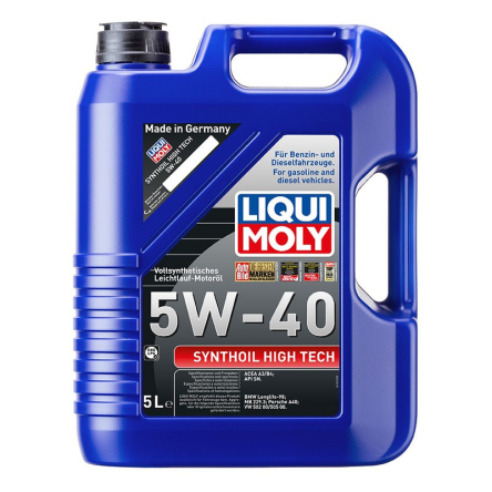 Motorový olej SYNTHOIL 4T 5W-40 HIGH TECH - 5L