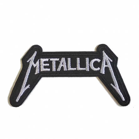 Nášivka Metallica bílá malá