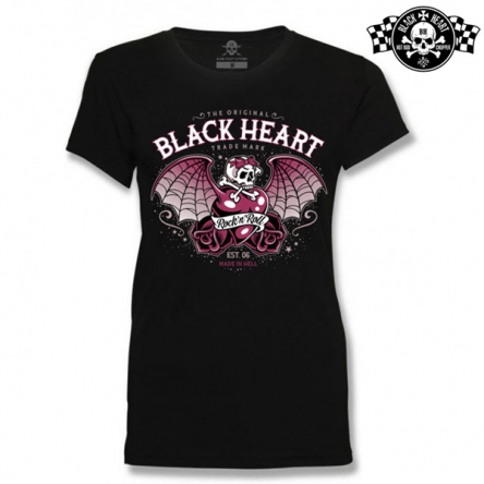 Tričko dámské BLACK HEART Wings Heart